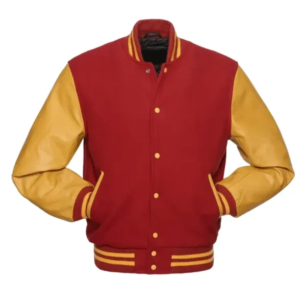 Red and Gold Varsity Jacket (6) - Image 2