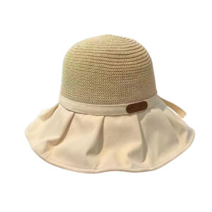 Beige Fisherman Bucket Hat