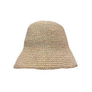 Beige Straw Sun Hat