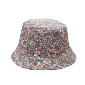 Grey Printed Bucket Hat