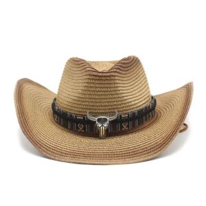Khaki and Coffee Denim Bucket Hat