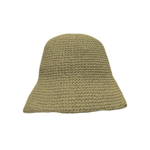 Khaki Straw Sun Hat