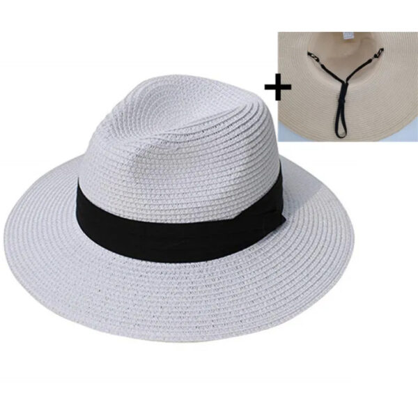 White Foldable Bucket Hat